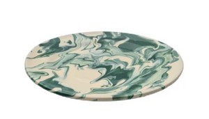 Dinner plate MARBLE green