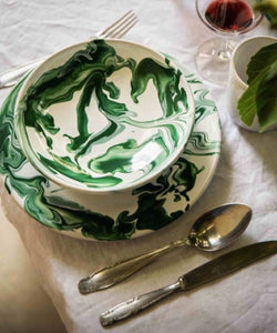 Bowl MARBLE green