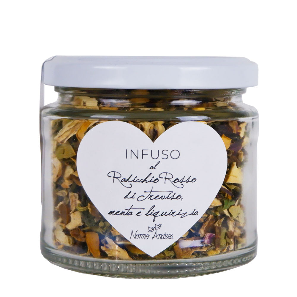 Infusion Med Rød Radicchio Fra Treviso, Mynte og Lakrids - 35 gr.